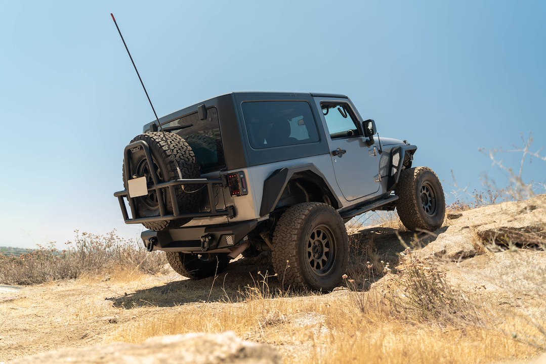 Dv8 Offroad Tcjk-14 Spare Tire Carrier||jeep-Wrangler-Jk-Body-Mounted-Tire-Carrier-Installed-13.Jpg||95||dv8tcjk14||1976682