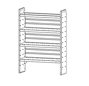 Product of Kargomaster 48524 Van Storage System Shelf Unit