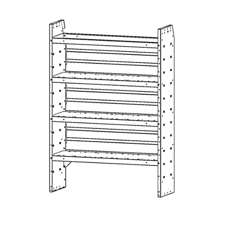 Product of Kargomaster 48524 Van Storage System Shelf Unit