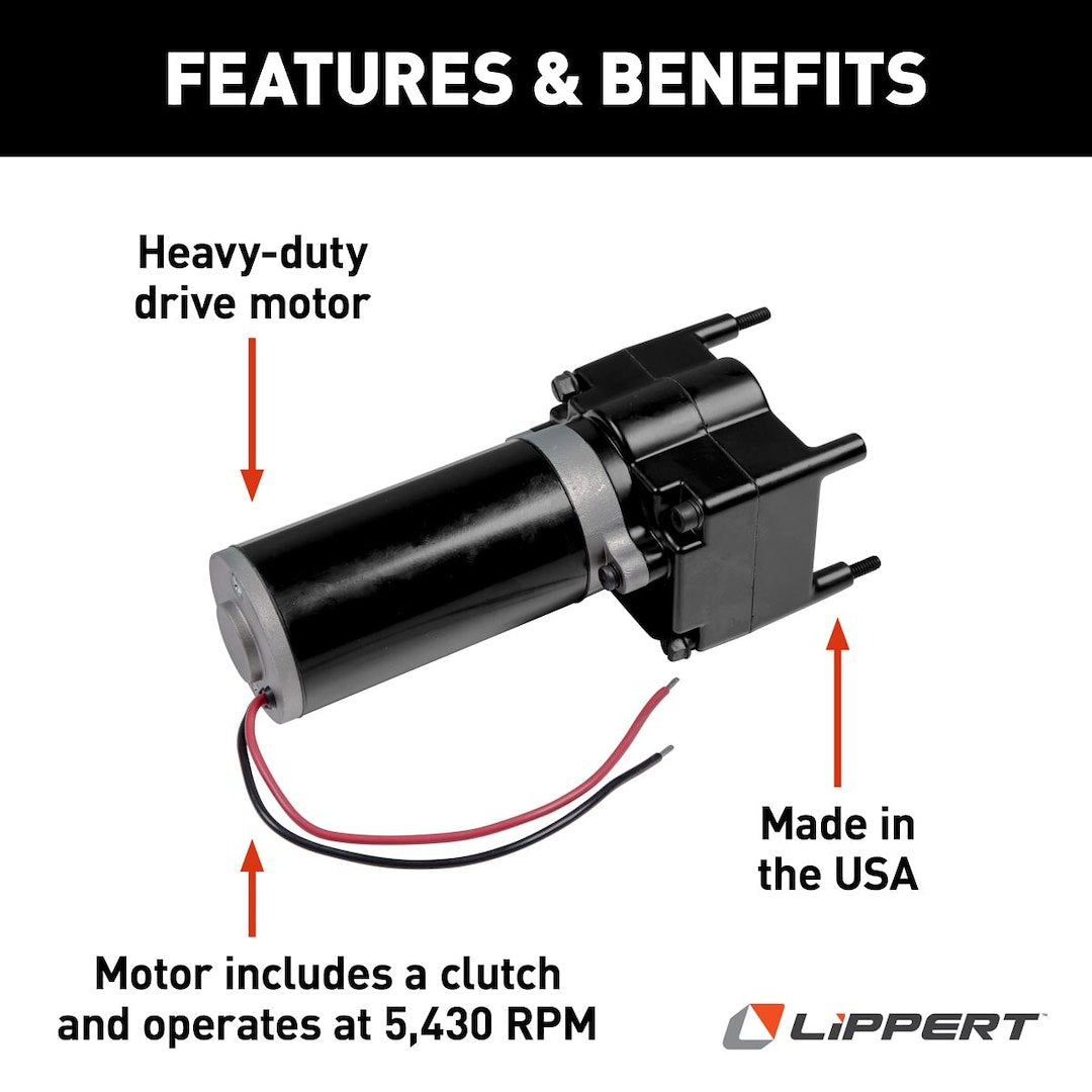 Product of Lippert Components 241795 Trailer Landing Gear Motor