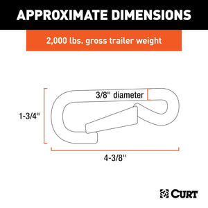 Curt 81261 Trailer Safety Chain Hook||81261_3008x1990_Ca.Jpg||87||c9381261||1509131