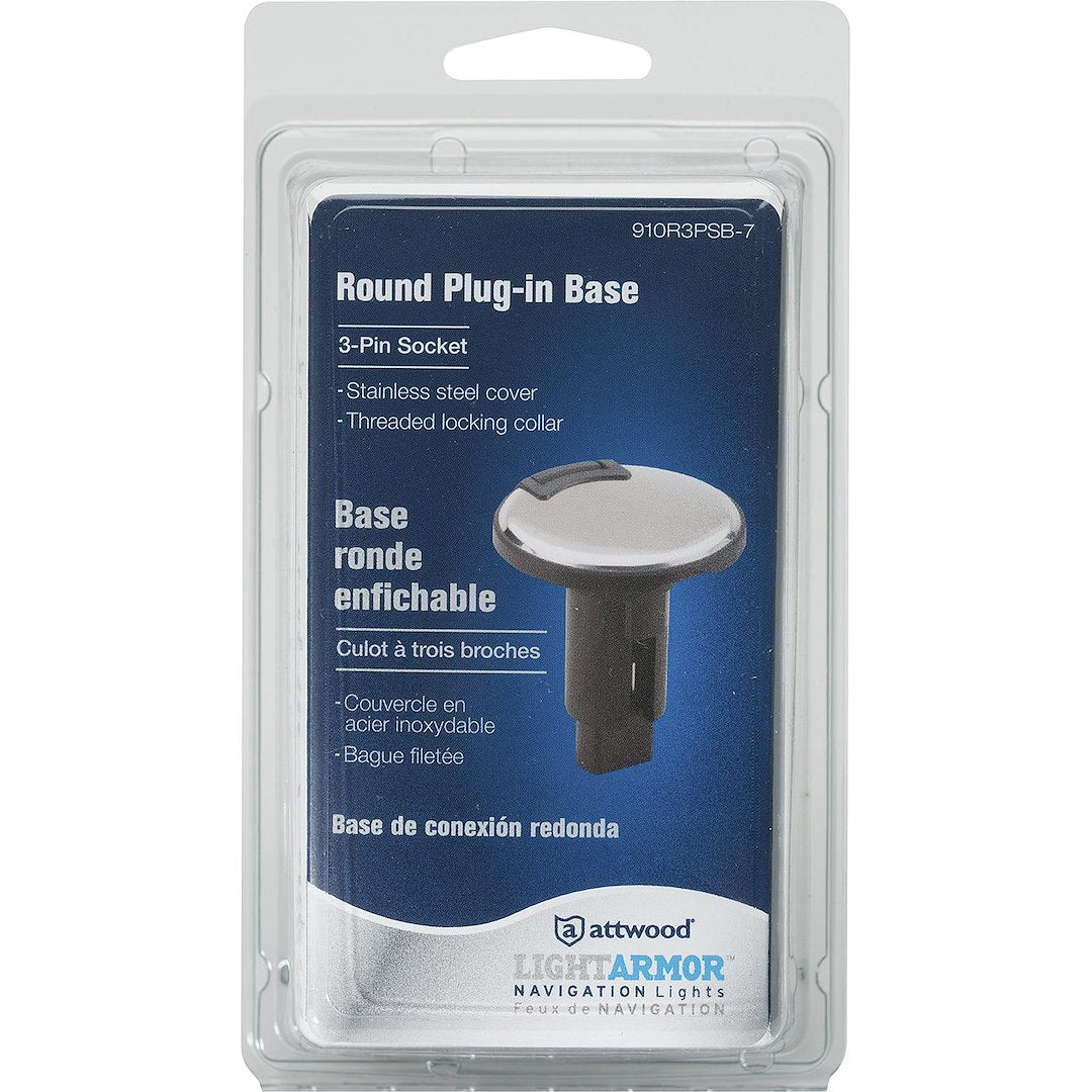 Attwood Marine 910r3b-7 Navigation Light Pole Base||910r3b-7_Pkg.Jpeg||92||a7j910r3b7||997752