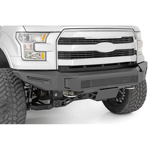 Product of Black Horse Offroad AFB-F116-BU Armour II Steel Matte Powder Coated Bumper 