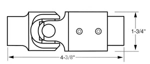 Borgeson 034931 Steering Shaft Universal Joint||03line.Jpg||86||b73034931||1090754