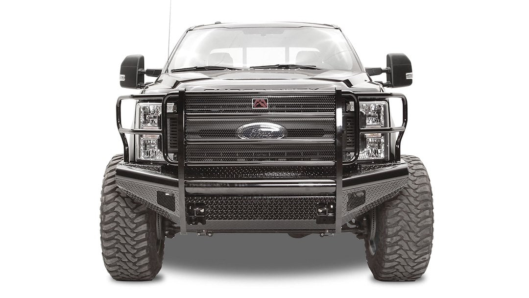 Product of Fab Fours FS17-S4160-1 Black Steel Steel Gloss Powder Coated Bumper 