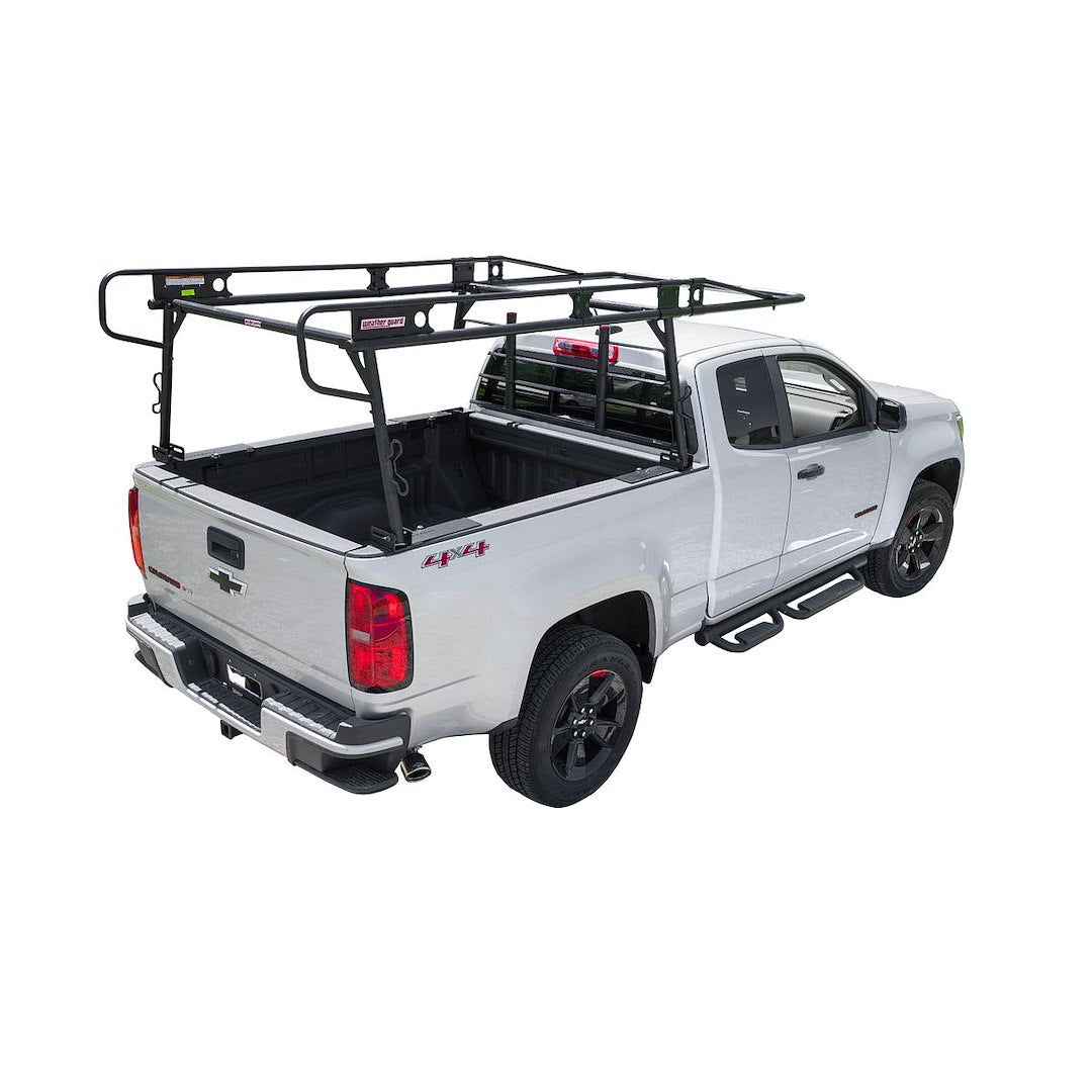 Product of Weather Guard (Werner) 1058-52-01 Bolt-On Black Matte Powder Coated Bar Style Headache Rack 
