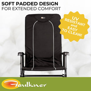 Faulkner 49597h Camping Chair||flk_49597h_Dakota Rocking Chair_Black_B2c_4.Jpg||88||flk49597h||1608906