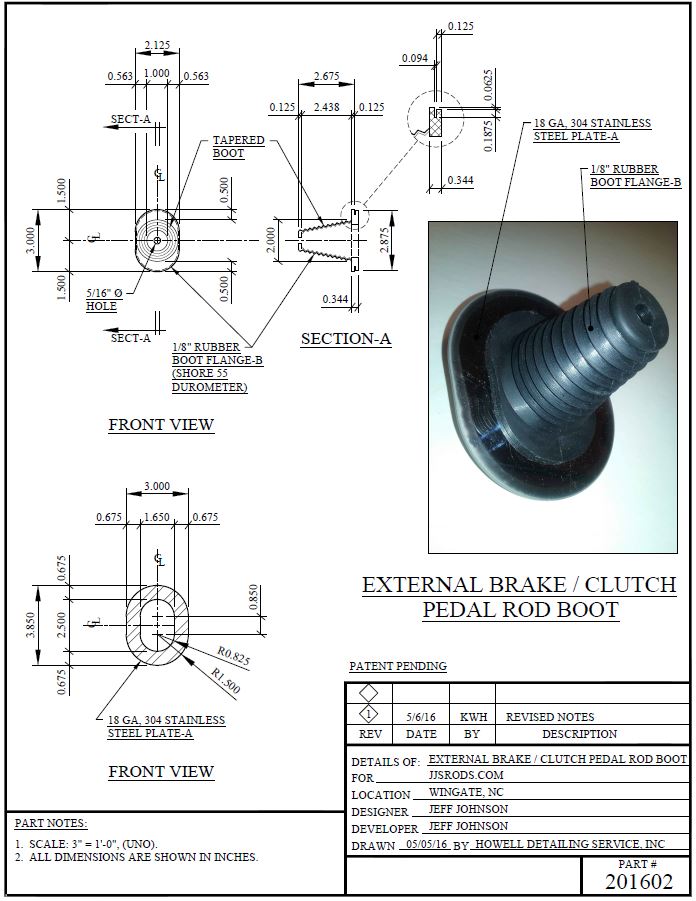 Borgeson 32341816-1 Firewall Boot||32341816-1_1.Jpg||86||b73323418161||2468807