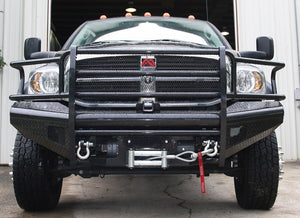 Product of Fab Fours DR03-S1060-1 Black Steel Steel Gloss Powder Coated Bumper 