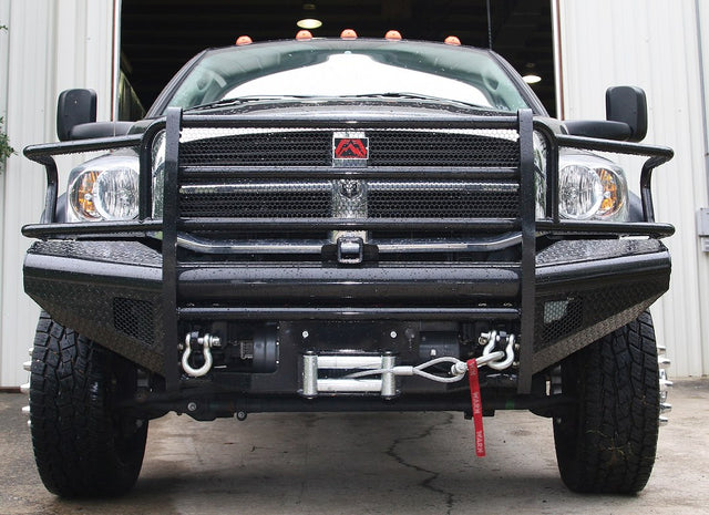 Product of Fab Fours DR03-S1060-1 Black Steel Steel Gloss Powder Coated Bumper 