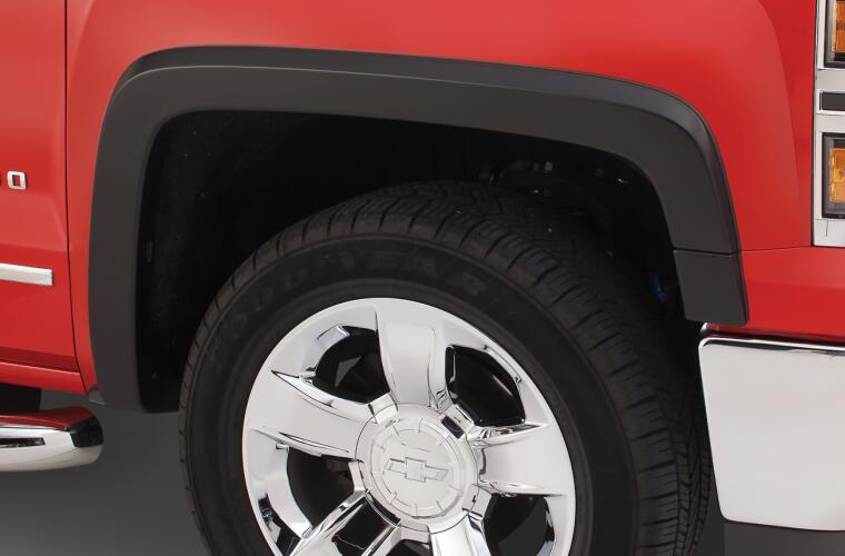 Product of Bushwacker 40956-02 Non-Exposed Fasteners Black Fender Flare - Set Of 4 