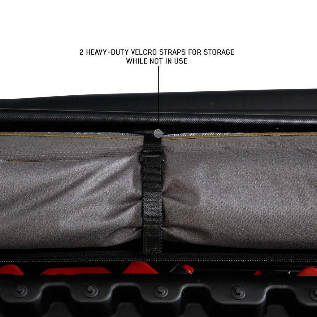 Product of Overland Vehicle Systems 19689909 SUV/Pickup Overlanding Manual Awning , Gray Solid 