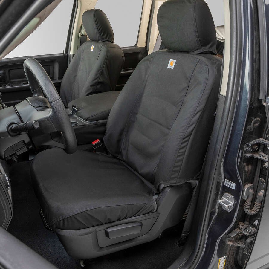 Product of Covercraft SSC7563COBK Carhartt® SeatSaver® Black 1000 Denier Cordura Nylon Seat Cover 