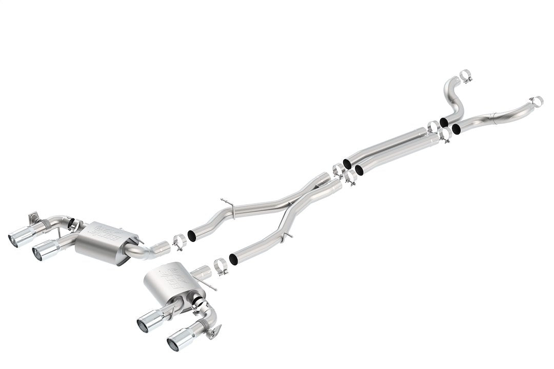 Product of Borla 140727 ATAK ® Series Cat Back System Dual Exhaust System Kit 