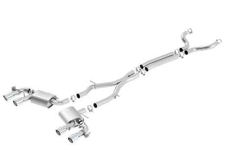 Product of Borla 140727 ATAK ® Series Cat Back System Dual Exhaust System Kit 