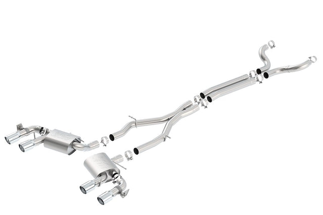 Product of Borla 140727 ATAK ® Series Cat Back System Dual Exhaust System Kit 