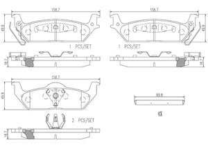 Brembo P56091n Brake Pad||p56091n_1.Jpg||86||brmp56091n||2104727