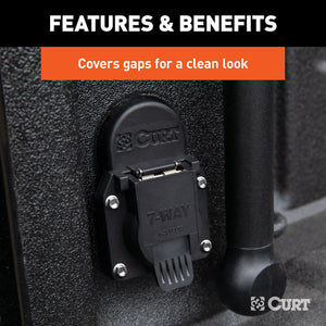 Curt 55417 Trailer Wiring Connector Adapter Housing||55417_3008x1990_Fc.Jpg||88||c9355417||947415