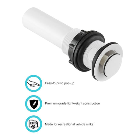 Dura Faucet Df-Pu202-Wt Sink Drain Assembly||df-Pu202-Wt Copy.Jpg||86||d6udfpu202wt||1379082