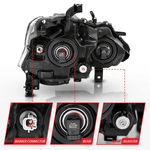 Anzo Usa 121550 Headlight Assembly||||88||a1r121550||2002022