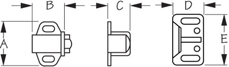 Sea Dog 227108-1 Door Catch||227108-1_1.Jpg||86||sdg2271081||1264601