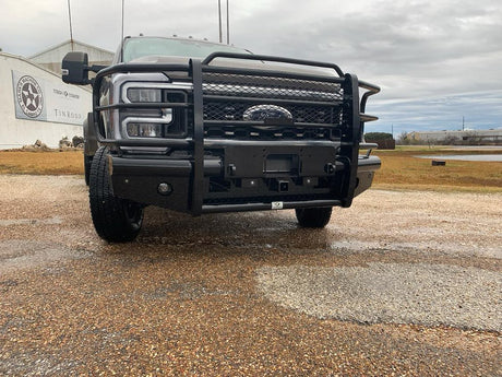 Product of Tough Country Products TFR2023FW Traditional Steel Gloss Powder Coated Bumper 