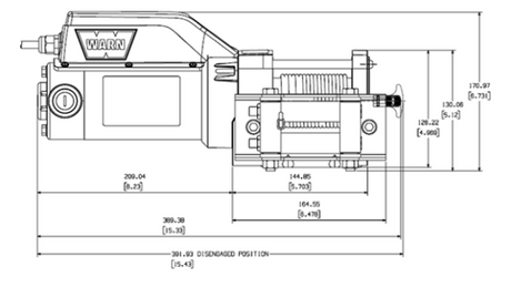 Product of Warn 85330 1500 Pound ATV/ UTV Winch 