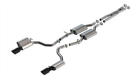 Product of Borla 140918BC ATAK ® Series Cat Back System Dual Exhaust System Kit 