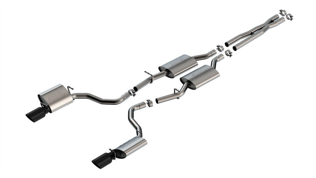 Product of Borla 140918BC ATAK ® Series Cat Back System Dual Exhaust System Kit 