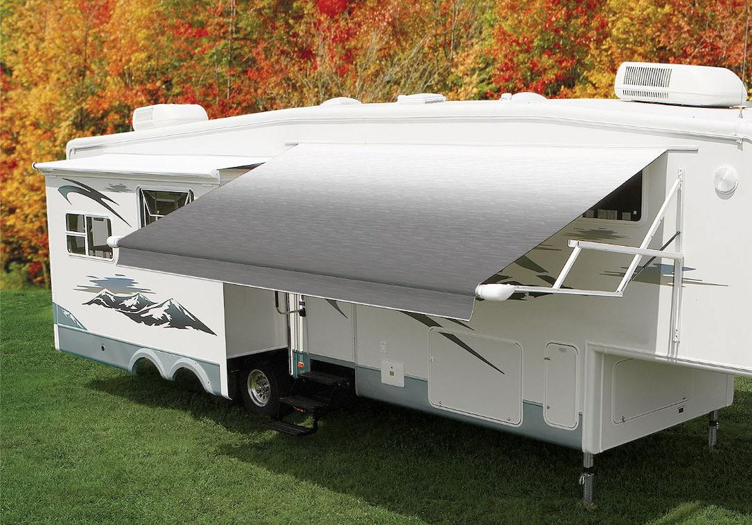Product of Carefree RV QJ14006E RV Patio Electric/ Manual Awning , White Solid 