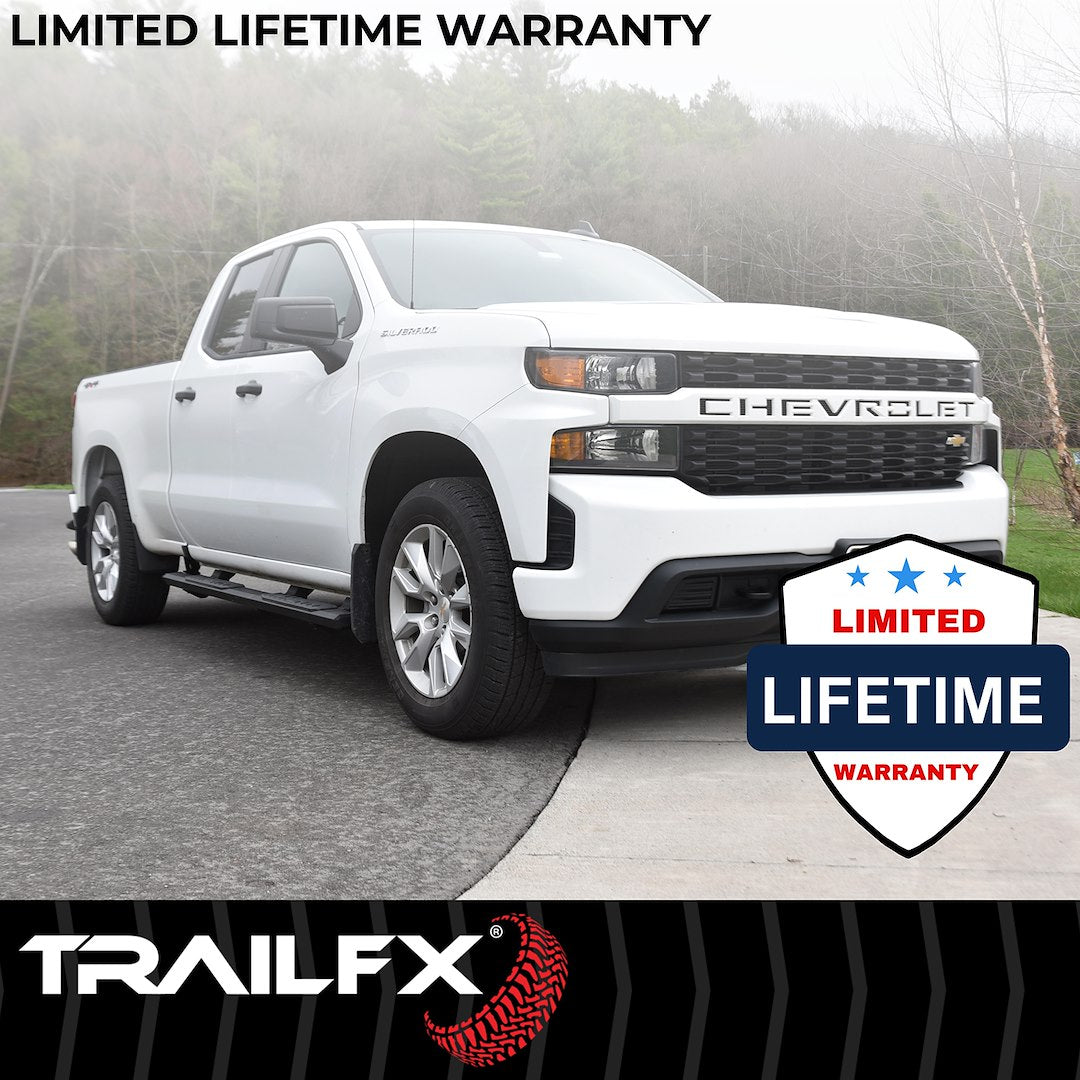 Product of TrailFX AL4001B TrailFX A4 Series Nerf Bar With Surface Steps 