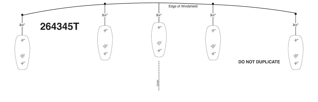 Recon Accessories 264345t Roof Marker Light Installation Template||264345t_1.Jpg||86||r89264345t||1657066
