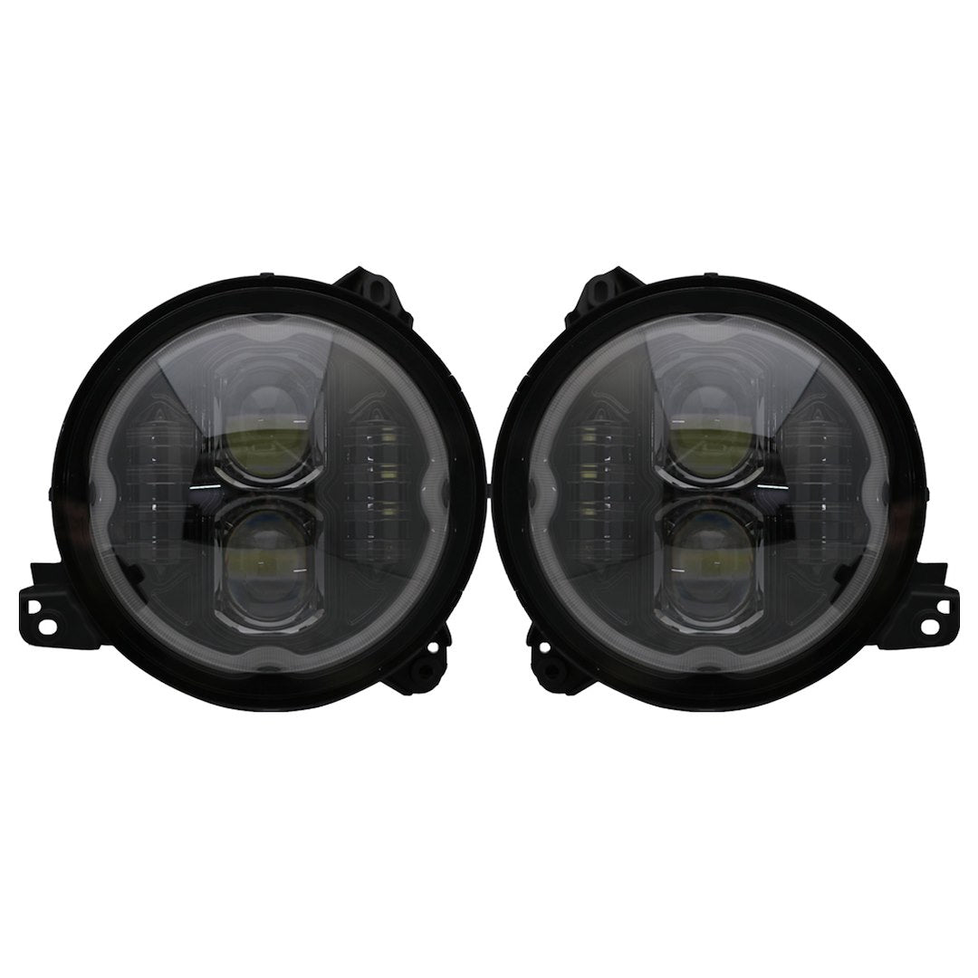 Race Sport Lighting Rs9rgbw Headlight Assembly||||86||rslrs9rgbw||1916720