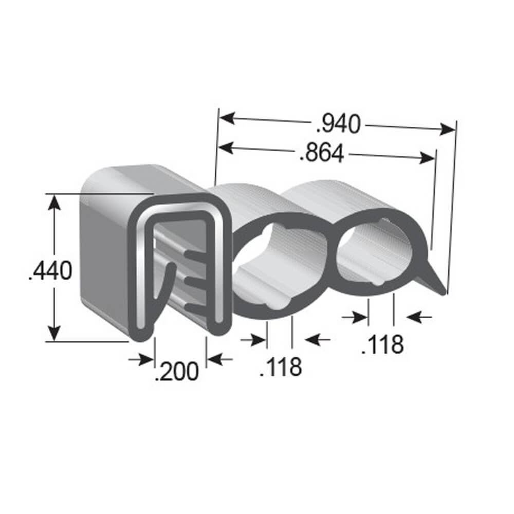 Product of Trim-Lok Dd6187-50 Multi Purpose Weather Stripping