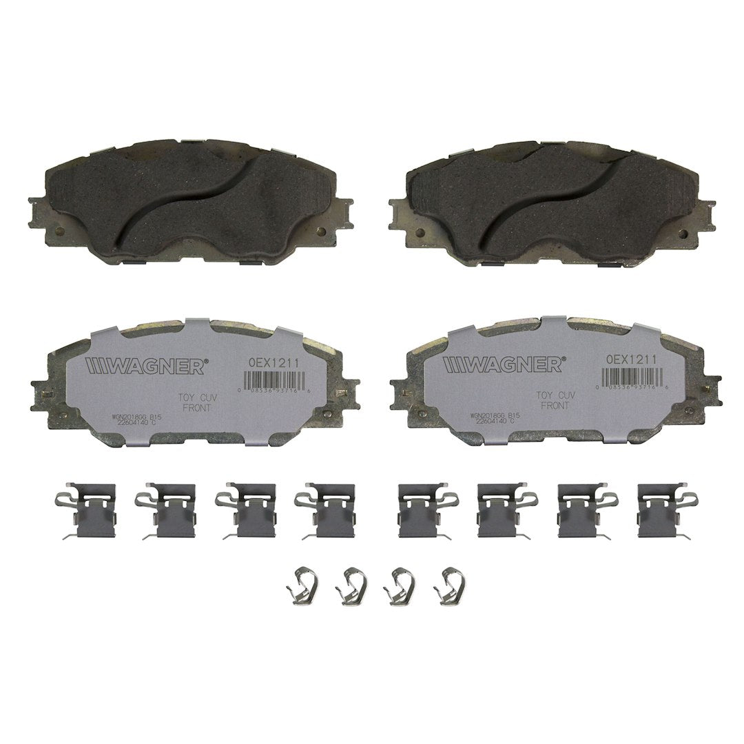 Wagner Brakes Oex1211 Brake Pad||oex1211.Jpg||85||w66oex1211||2221166