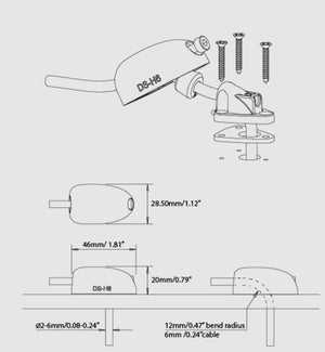 Product of Scanstrut Ds-H6 Marine Network Cable Grommet