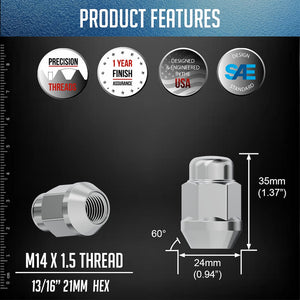 Coyote Wheel Accessories 56k548 Lug Nut||56k548_2.Jpg||87||rev56k548||2218827