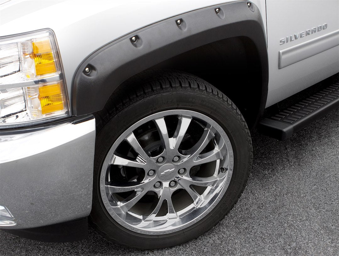Product of Lund International RX120T Pocket Style/ Exposed Fasteners Black Fender Flare - Set Of 4 