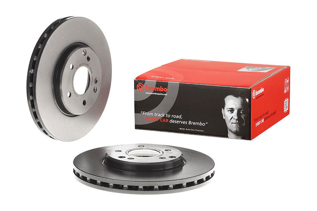 Product of Brembo 09830421C02 Vented 1 Piece Brake Rotor 