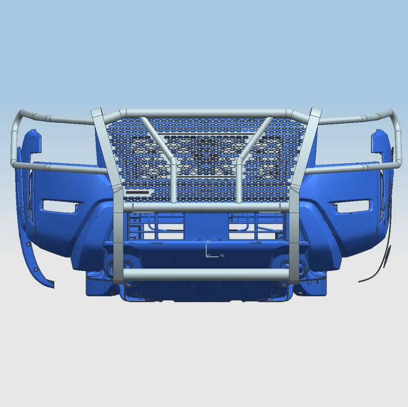 Black Horse Offroad Ru-Nifr22-B-Plfr Grille Guard||ru-Nifr22-B-Plfr_8.Jpg||93||blkifr22bplfr||2238578