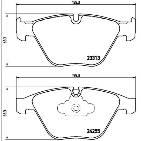 Product of Brembo P06055 Brake Pad - Set Of 4 