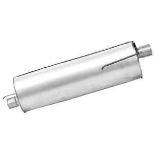 Product of Walker Exhaust 50053 Quiet-Flow SS Muffler Assembly Aluminized Stainless Steel Exhaust Muffler 