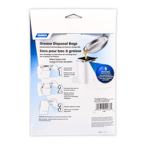Product of Camco 42286 Used Cooking Grease Container Bag