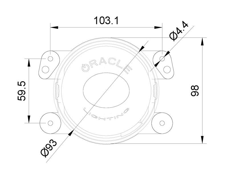 Product of Oracle Lighting 5846-001 Driving/ Fog Light 