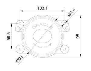 Product of Oracle Lighting 5846-001 Driving/ Fog Light 
