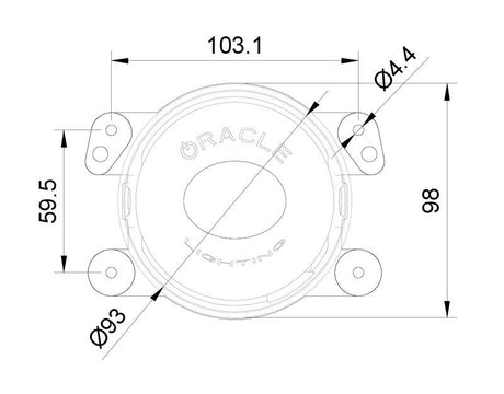 Product of Oracle Lighting 5846-001 Driving/ Fog Light 