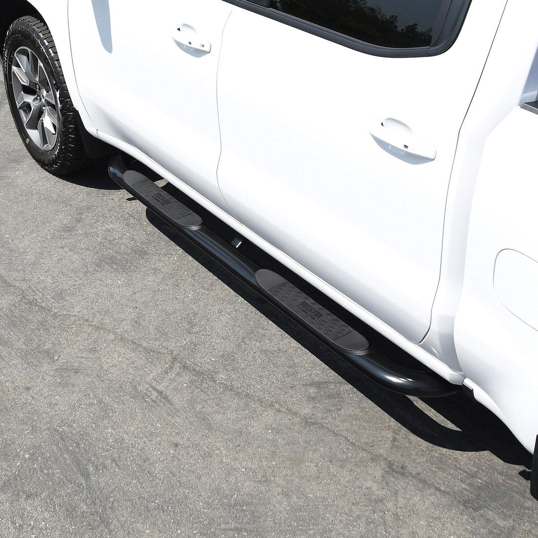 Product of Westin Automotive 21-4135 Platinum Nerf Bar With Surface Steps 
