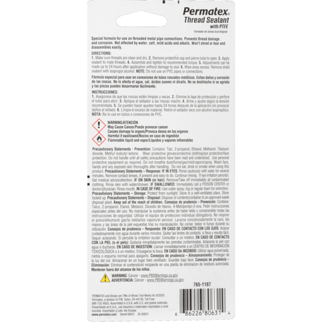 Permatex 80631 Thread Sealant||80631_1.Png||86||p1380631||1002239