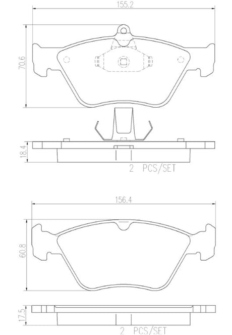 Brembo P59019n Brake Pad||p59019n_2.Jpg||86||brmp59019n||2091741