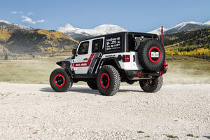 Product of Road Armor 518AFR0B Non-Exposed Fasteners Black Fender Flare - 